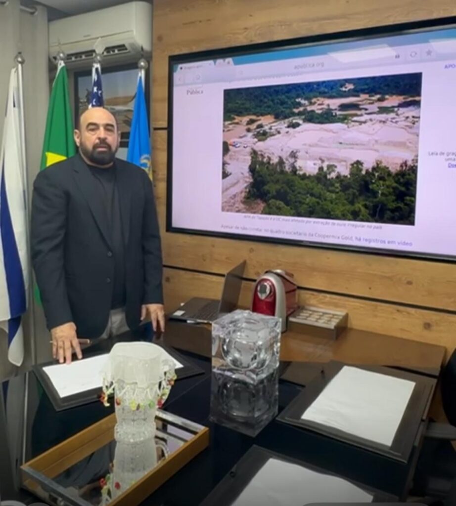 Bruno Cecchini reafirmando seu compromisso no combate à mineração ilegal e alertando sobre a disseminação de desinformação.